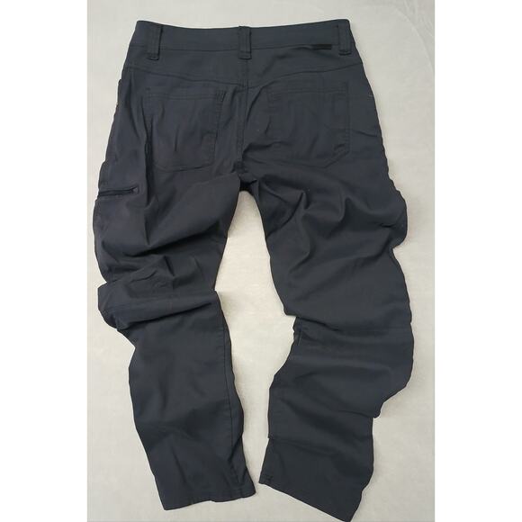 Wrangler All Terrain 34x34 Nylon Gray Zipper Pocket Straight Jeans/Pants - Picture 9 of 12